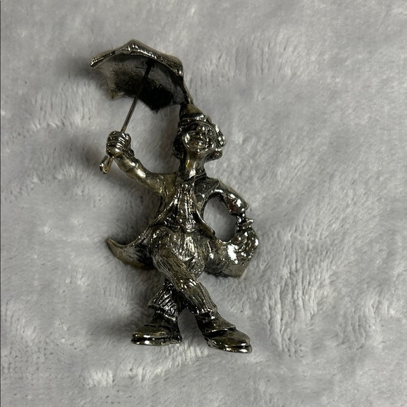 Set of Five Pewter Clowns - Picture 7 of 12